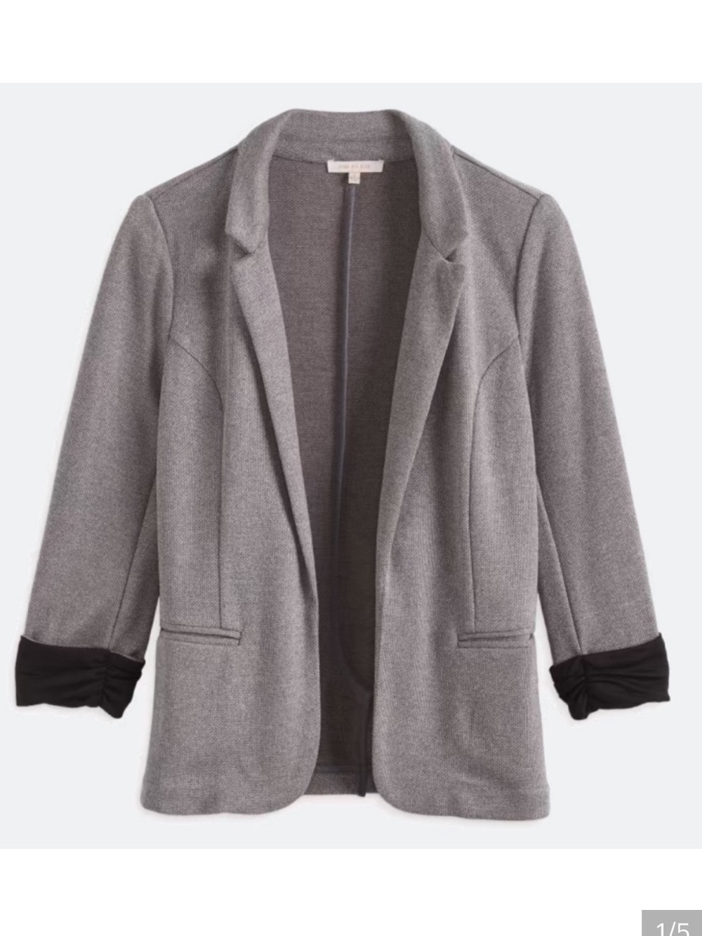 Skies Are Blue Light Gray Womens Blazer Jacket from Stitch Fix